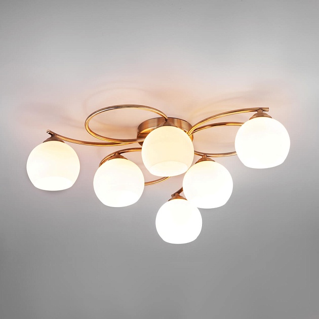 Потолочная люстра Eurosvet 30144/6 античная бронза Фото № 3