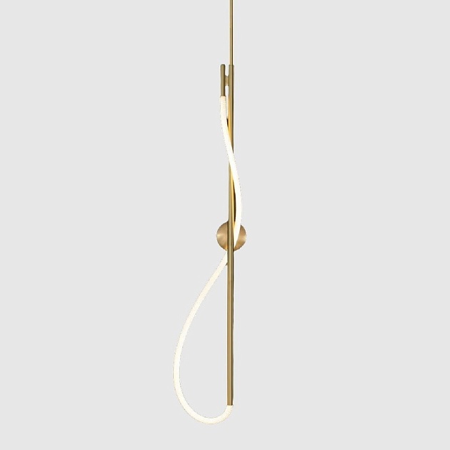 Подвесной светодиодный светильник Gerhort G61350/1P BRS Фото № 1