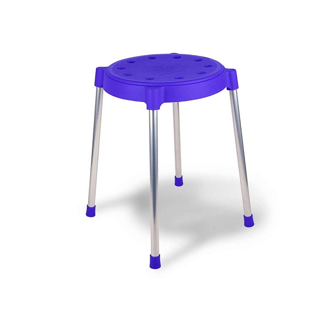 Табурет Sheffilton SHT-S36 синий/хром 8077259306 Фото № 1