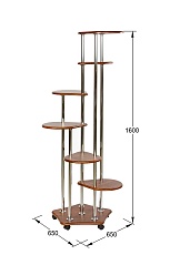 Подставка для цветов Калифорния Шестерочка орех 5508278905 1