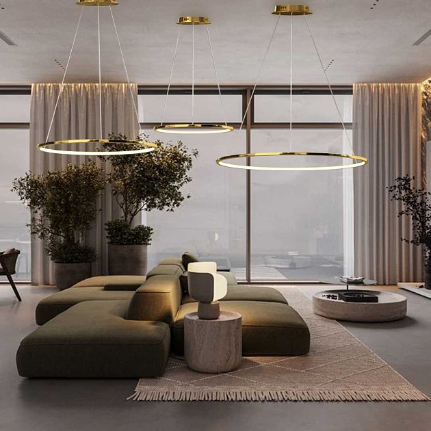 Подвесной светодиодный светильник Milosh Tendence Kosmina 0838CL-28GD изображение 2 Подвесной светодиодный светильник Milosh Tendence Kosmina 0838CL-28GD Фото № 2