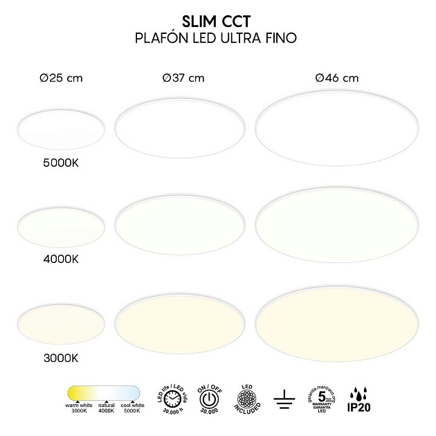 Потолочный светильник Mantra SLIM CCT 8691 Фото № 8