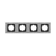 Рамка 4-постовая Mono Electric Style Granit белый гранит 107-600000-163