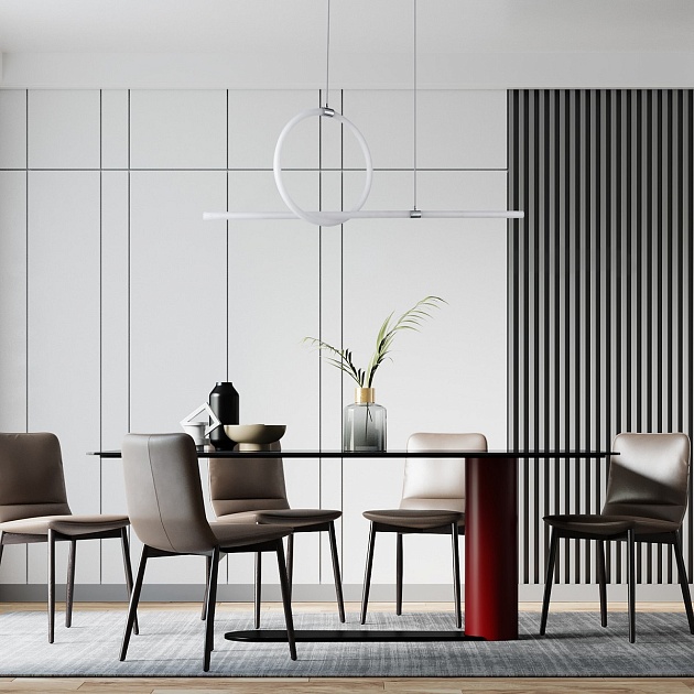 Подвесной светодиодный светильник Gerhort G61318/2CR WT изображение 3 Подвесной светодиодный светильник Gerhort G61318/2CR WT Фото № 3