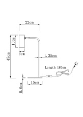 Настольная лампа Moderli Fine V11002-TL 1