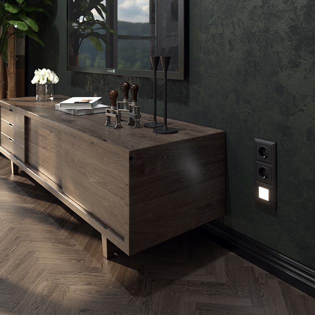 Розетка с заземлением Werkel черный матовый W1171008 4690389156878 Фото № 14