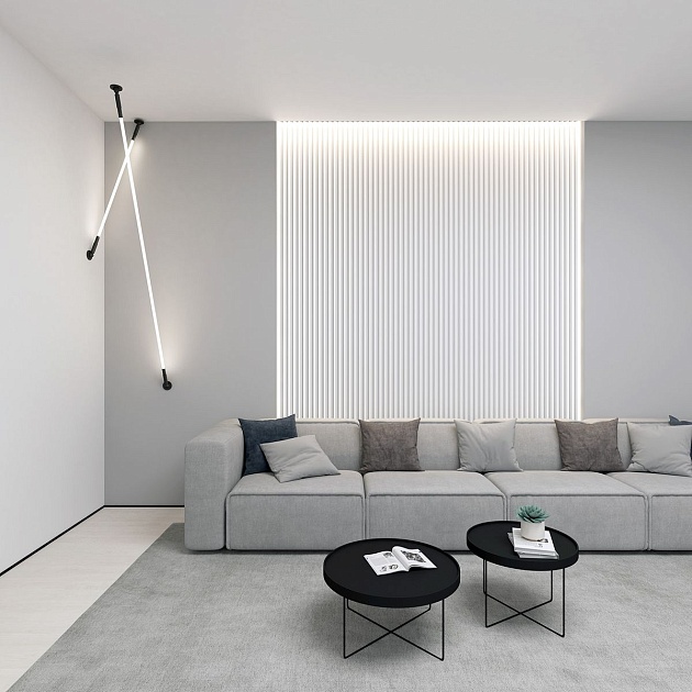 Настенно-потолочный светодиодный светильник Denkirs Flex DK7503-BK изображение 5 Настенно-потолочный светодиодный светильник Denkirs Flex DK7503-BK Фото № 5