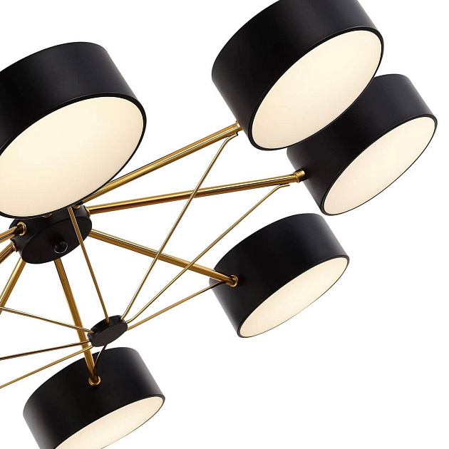 Потолочная светодиодная люстра Evoluce Valle SLE6005-402-08 изображение 5 Потолочная светодиодная люстра Evoluce Valle SLE6005-402-08 Фото № 5