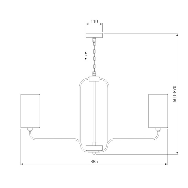 Подвесная люстра Eurosvet Purezza 60128/8 хром Фото № 2