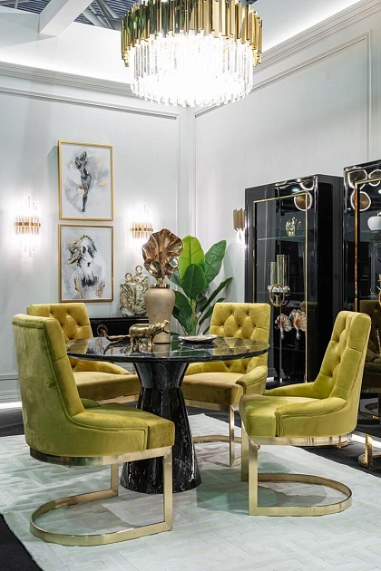 Кухонный стул Garda Decor 76AR-6210Gold-OLV Фото № 6