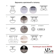 Потолочный светодиодный светильник Arte Perfetto Luce Rimini S505.0.22.B.4000 2