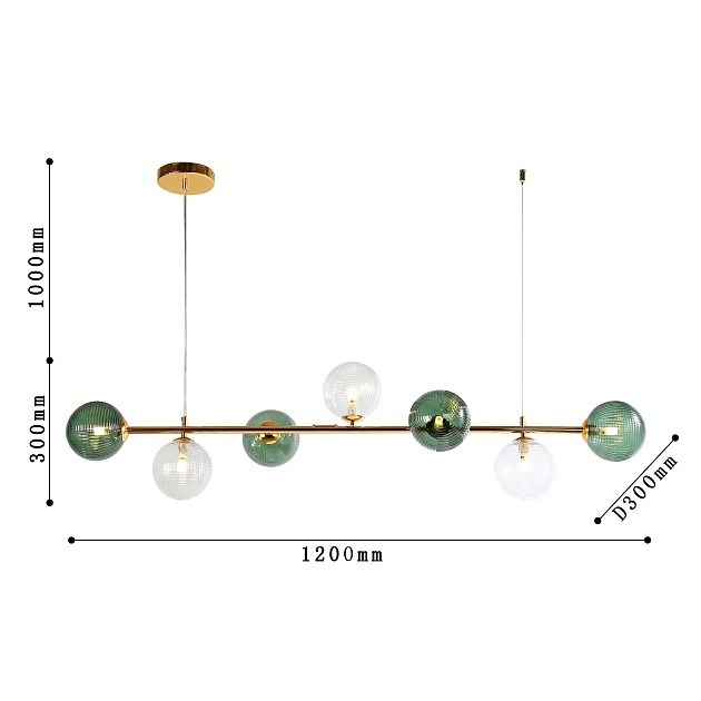 Подвесная люстра F-Promo Infilato 4035-7P изображение 7 Подвесная люстра F-Promo Infilato 4035-7P Фото № 7