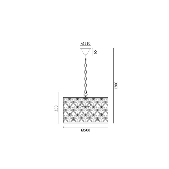 Подвесная люстра Vele Luce Sophie VL3233P08 изображение 5 Подвесная люстра Vele Luce Sophie VL3233P08 Фото № 5
