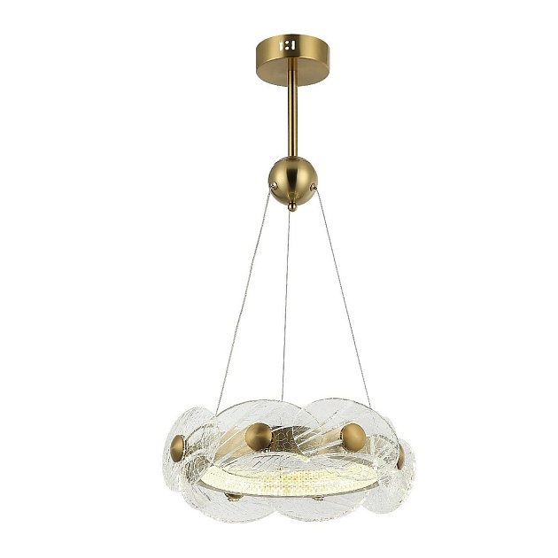 Подвесная светодиодная люстра Gerhort G61411/1BRS CL Фото № 1