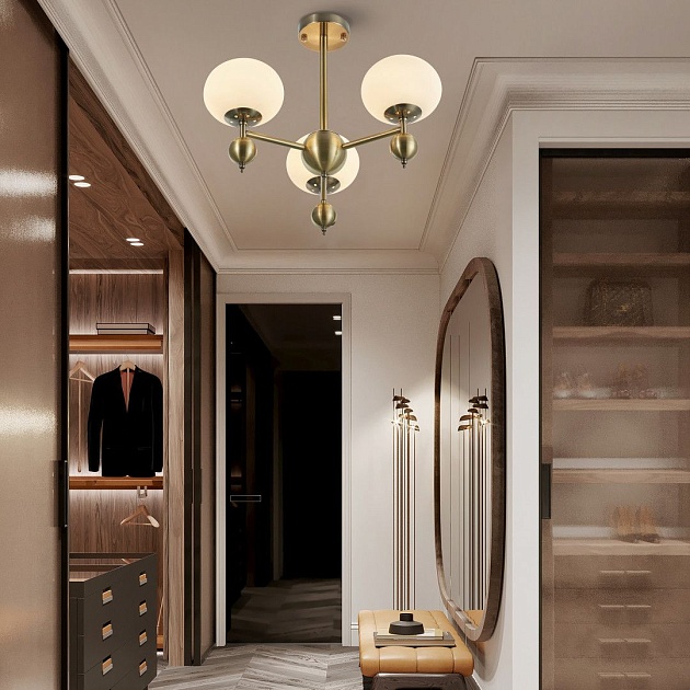 Потолочная люстра Arte Milano Neapolis70307 270307/3 GD Фото № 11