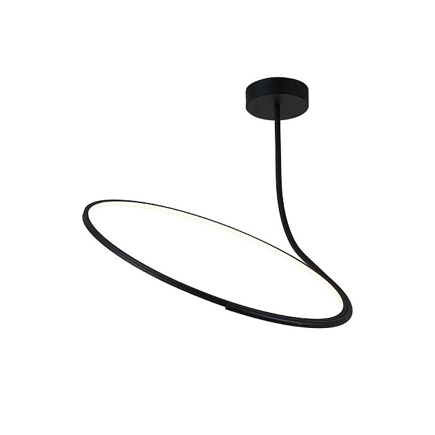 Подвесной светодиодный светильник Italline IT013-6025 black 3000K Фото № 1