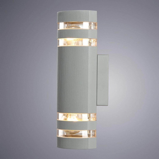 Уличный настенный светильник Arte Lamp Metro A8162AL-2GY изображение 2 Уличный настенный светильник Arte Lamp Metro A8162AL-2GY Фото № 2