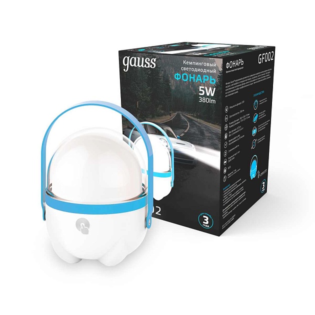 Кемпинговый светодиодный фонарь Gauss GF002 Фото № 7