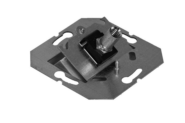 ТВ-розетка оконечная Liregus Epsilon антрацит 28-112 Фото № 2