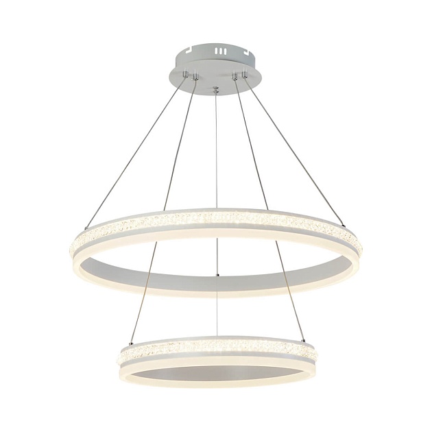 Подвесная светодиодная люстра Profit Light 6040/2 WHT Фото № 1