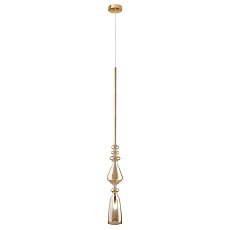 Подвесной светильник Crystal Lux Lux New SP1 B Amber 4