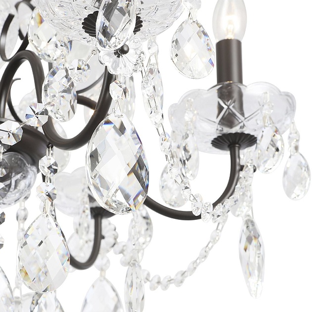 Подвесная люстра Crystal Lux Odelis SP6 Brown изображение 5 Подвесная люстра Crystal Lux Odelis SP6 Brown Фото № 5