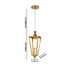 Подвесной светильник Favourite Lampion 4003-1P 1