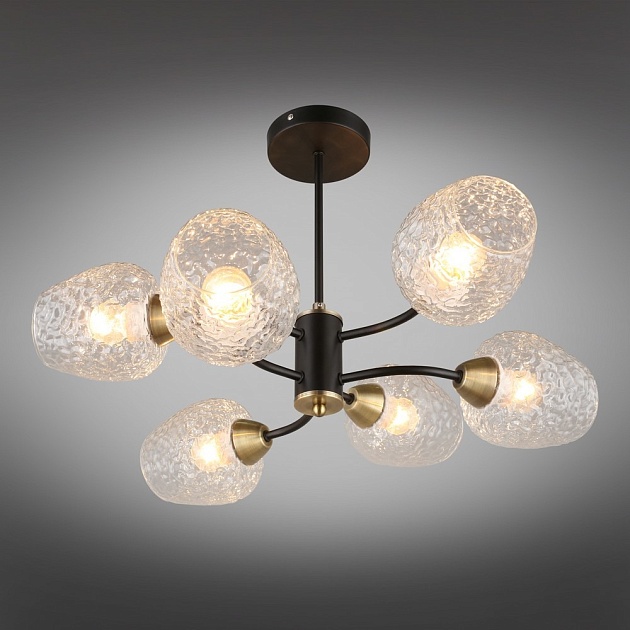 Потолочная люстра Omnilux Pavarolo OML-67807-06 изображение 2 Потолочная люстра Omnilux Pavarolo OML-67807-06 Фото № 2