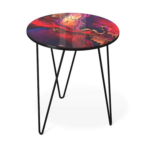 Журнальный стол Sheffilton SHT-CT27 амарантовый/черный муар 4007482106 Фото № 1