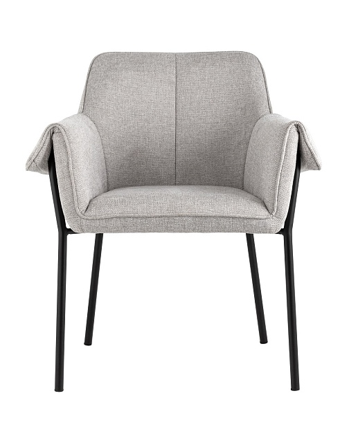 Кресло Stool Group Бесс рогожка светло-серый FDC9469P BEL-40 изображение 3 Кресло Stool Group Бесс рогожка светло-серый FDC9469P BEL-40 Фото № 3