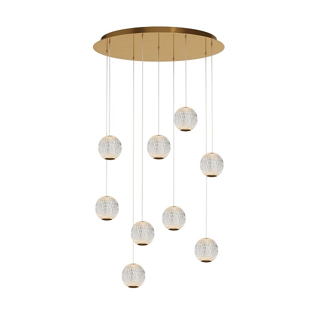 Подвесная светодиодная люстра Maytoni Sapphire MOD293PL-L56BS3K Фото № 1