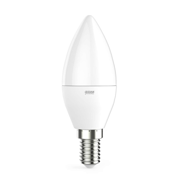 Лампа светодиодная Gauss E14 6W 4100K матовая 33126 Фото № 1