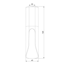Потолочный светодиодный светильник Elektrostandard Apex 25113/LED a068290 1
