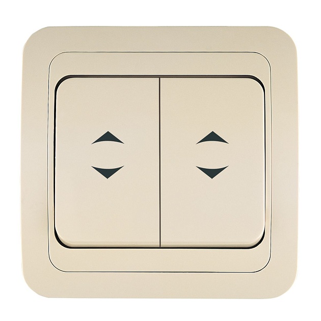 Выключатель 2 клав. прох. Makel Mimoza 25026 Фото № 1