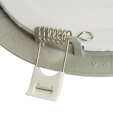 Светодиодный светильник Feron AL500 встраиваемый 6W 4000K серый 51610 3