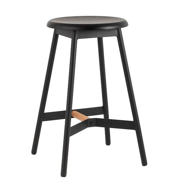 Полубарный стул Stool Group Knobb черный 9117H65 black Фото № 1