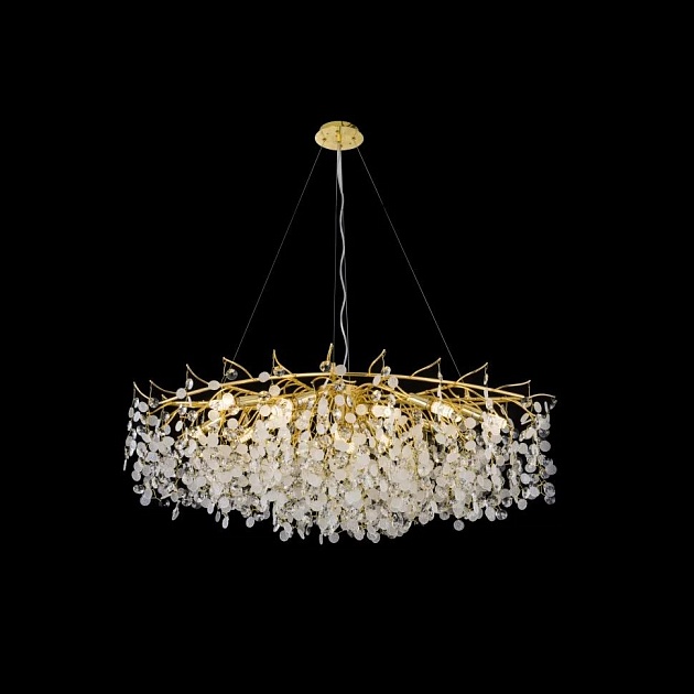 Подвесная люстра iLamp Savage 7204-L1200 GD изображение 3 Подвесная люстра iLamp Savage 7204-L1200 GD Фото № 3