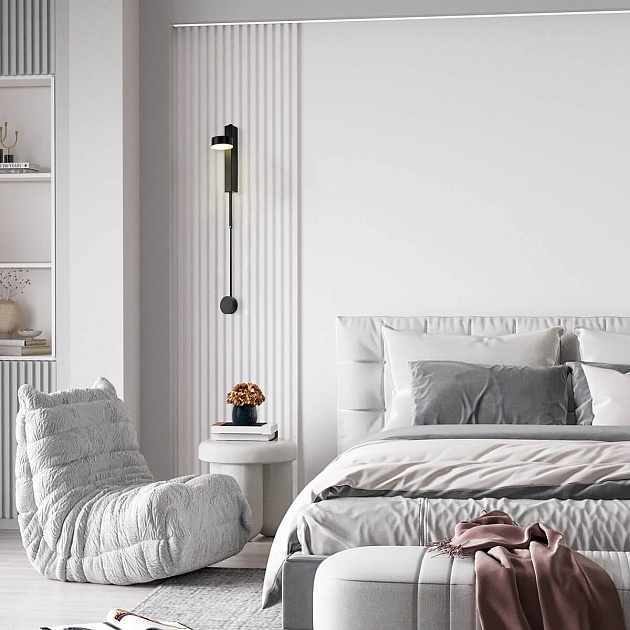 Настенный светодиодный светильник Gerhort G31130/1wBK изображение 2 Настенный светодиодный светильник Gerhort G31130/1wBK Фото № 2