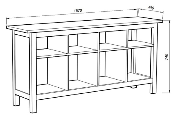 Тумба Шведский Стандарт Кантри 00 410195002300 Фото № 3