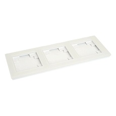 Рамка 3-постовая Stekker Катрин белый матовый GFR00-7003-01M 49596 3