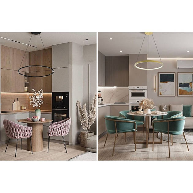 Подвесной светодиодный светильник Italline IT013-6027 gold 3000K изображение 2 Подвесной светодиодный светильник Italline IT013-6027 gold 3000K Фото № 2