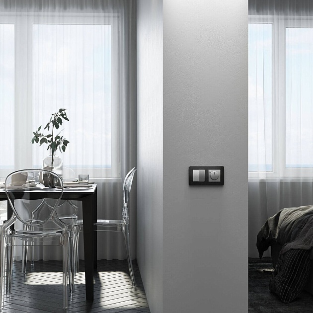 Перекрестный переключатель двухклавишный Werkel W1123008 4690389182181 Фото № 2