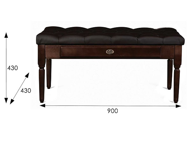 Банкетка Мебелик Оливия 001168 Фото № 3