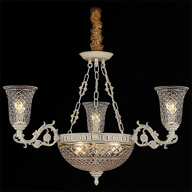 Подвесная люстра Illumico IL7286-6P-48 WT GD Фото № 1