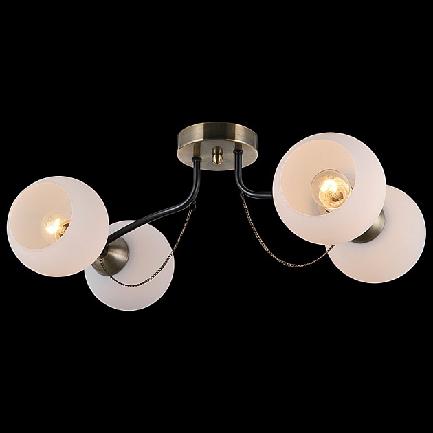 Потолочная люстра Illumico IL0035-4CSQ-79 BK AB Фото № 1