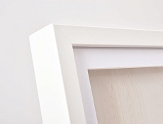 Фоторамка Innova PI09910 Ф/рамка 30*30cm Shadow Box White (окно 25*25см), белый, МДФ (6/240) Б0046305 1