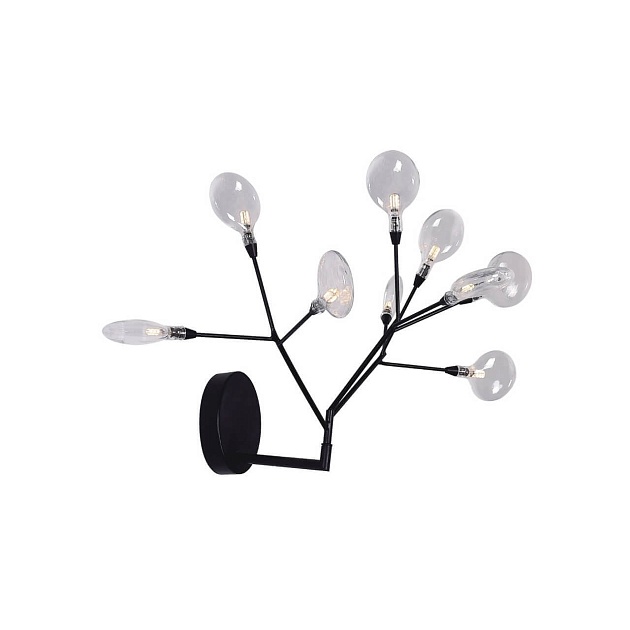 Бра Crystal Lux Evita AP9 BLack/Transparent Фото № 1
