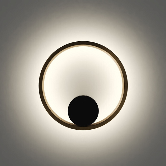 Бра Denkirs Orbit DK5060-BK+SG Фото № 2