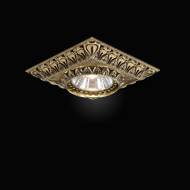 Встраиваемый светильник Reccagni Angelo Spot 1083 Oro изображение 1 Встраиваемый светильник Reccagni Angelo Spot 1083 Oro Фото № 1
