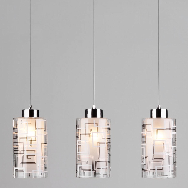 Подвесной светильник Eurosvet 50002/3 хром изображение 1 Подвесной светильник Eurosvet 50002/3 хром Фото № 1